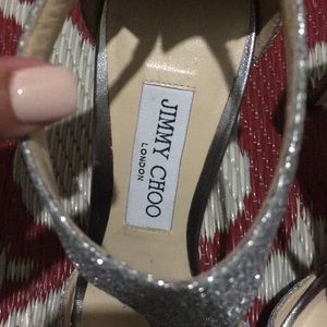 Vintage Jimmy Choo Silver heels 👠